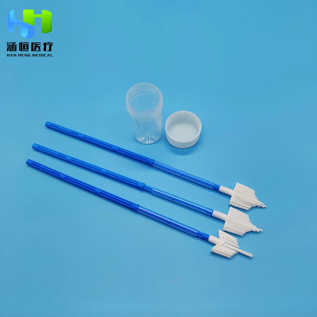 High Quality Medical Specimens Tubes with Sterile Cytology Brushes Cervical Brush for Cell Sampling with CE FDA FSC